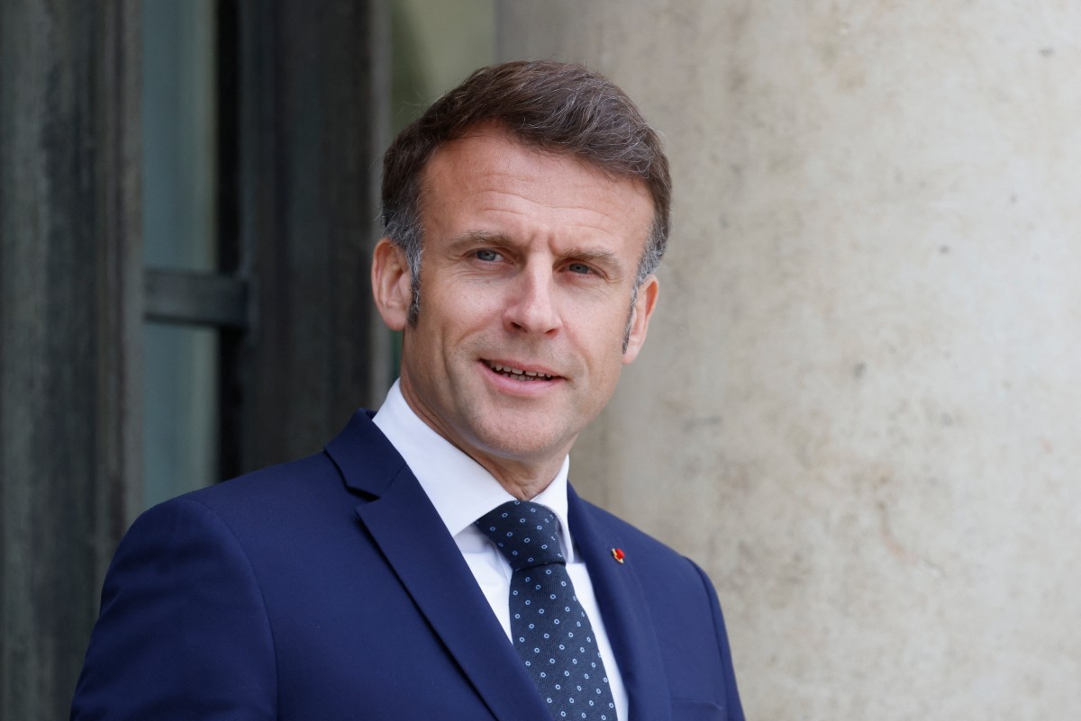 الرئيس الفرنسي إيمانويل ماكرون (أ ف ب).