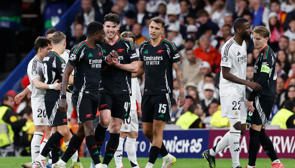 أرسنال يُسقط ريال مدريد ويتأهل لنصف نهائي دوري الأبطال