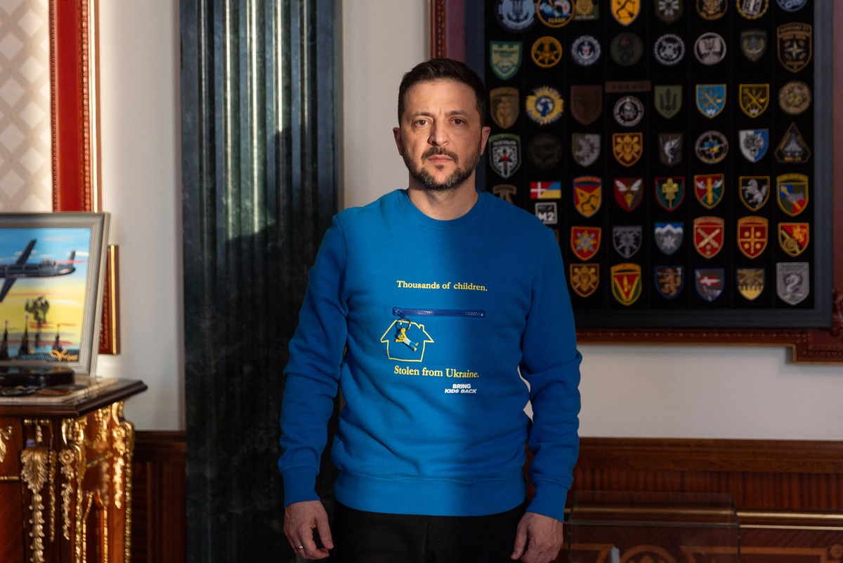 الرئيس الأوكراني فولوديمير زيلينسكي (أ ف ب).