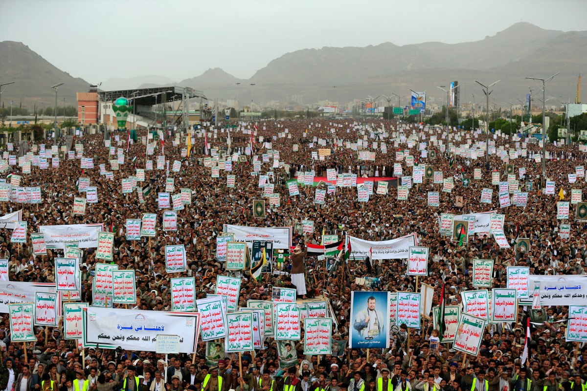 حوثيون. (أ ف ب)