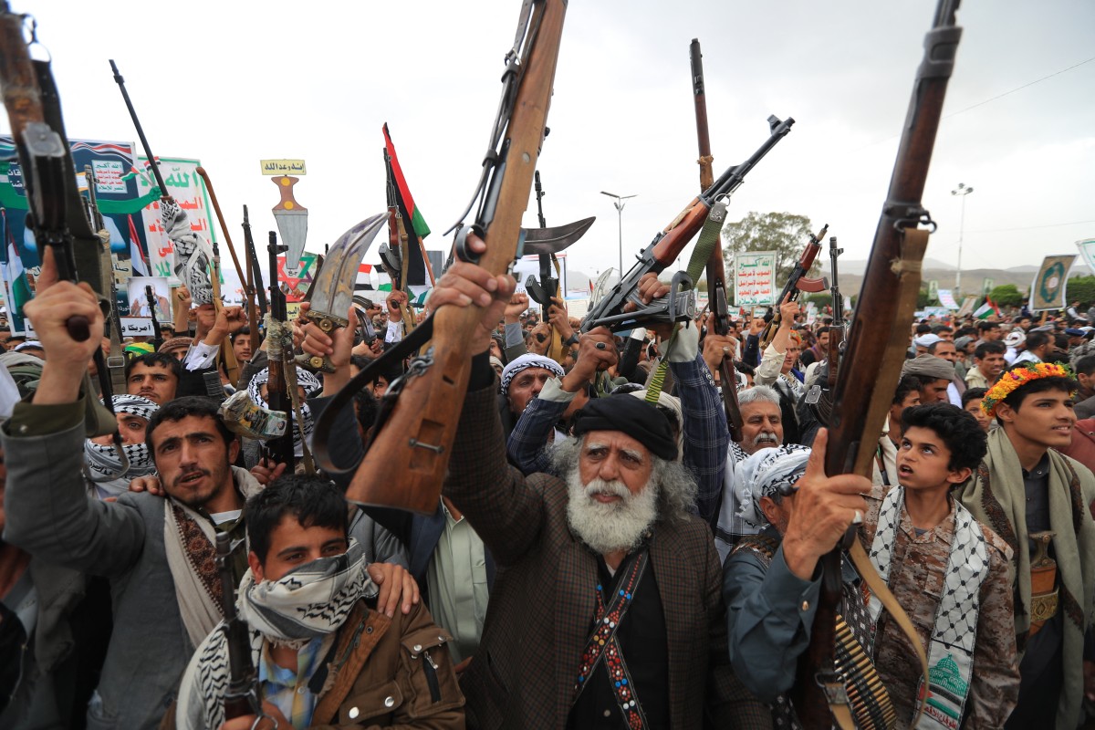 حوثيون. (أ ف ب)