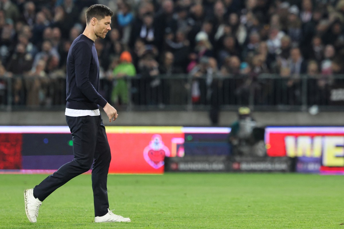 المدرب الإسباني تشابي ألونسو (أ ف ب)