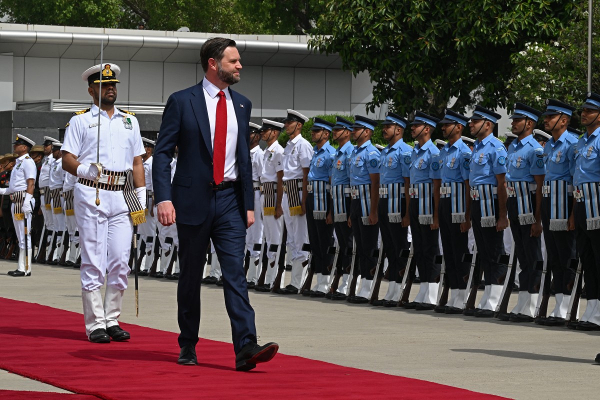 نائب الرئيس الأميركي جاي دي فانس يصل الهند (أ ف ب).