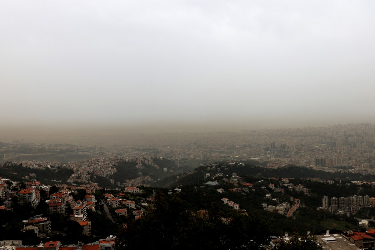 طقس الاسبوع الماضي في بيروت. (أ ف ب)