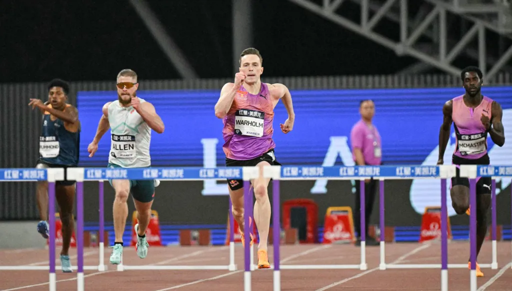 فارهولم يكسر الرقم القياسي العالمي لسباق 300م حواجز