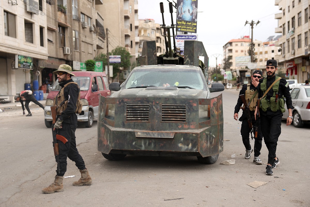 عناصر من الأمن السوري (أ ف ب).