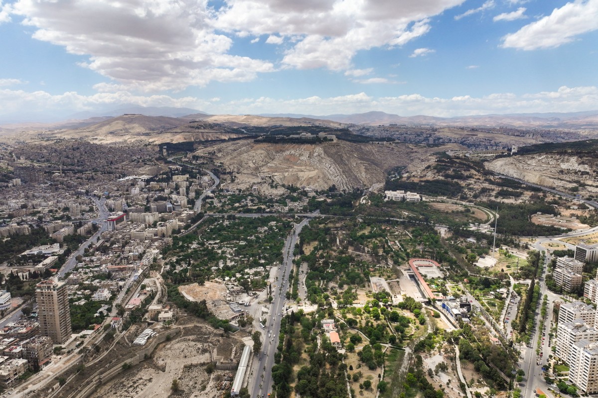 القصر الرئاسي سوريا. (أ ف ب)