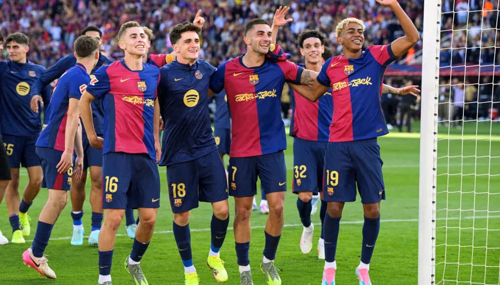 برشلونة لحسم لقب الدوري الإسباني وريال مدريد لوداع أنشيلوتي