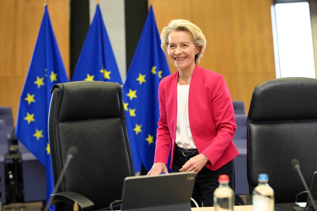 أورسولا فون دير لاين. (أ ف ب)