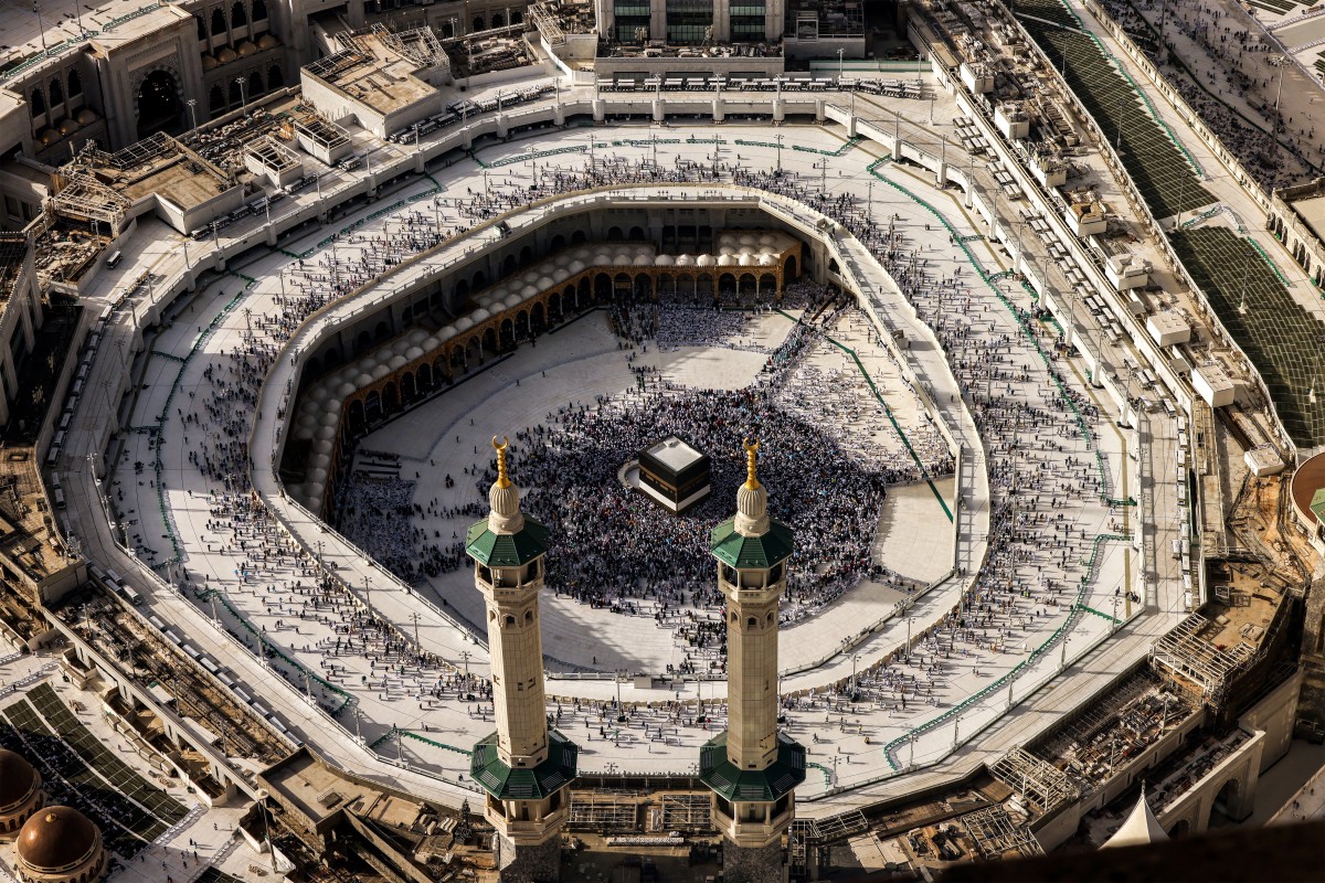 الحجاج في الحرم المكي (أ ف ب).