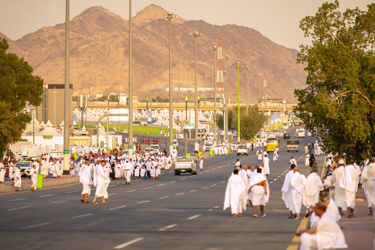 الحجّاج في مكة المكرمة (أ ف ب). 