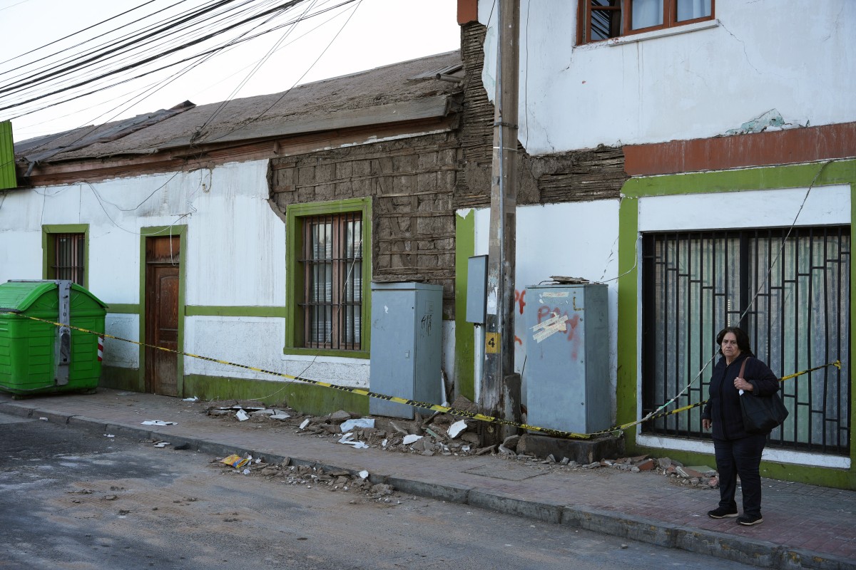 زلزال شمال تشيلي. (أ ف ب)