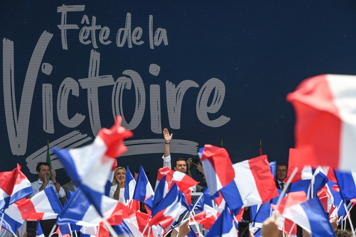 جانب من التجمع (ا ف ب)