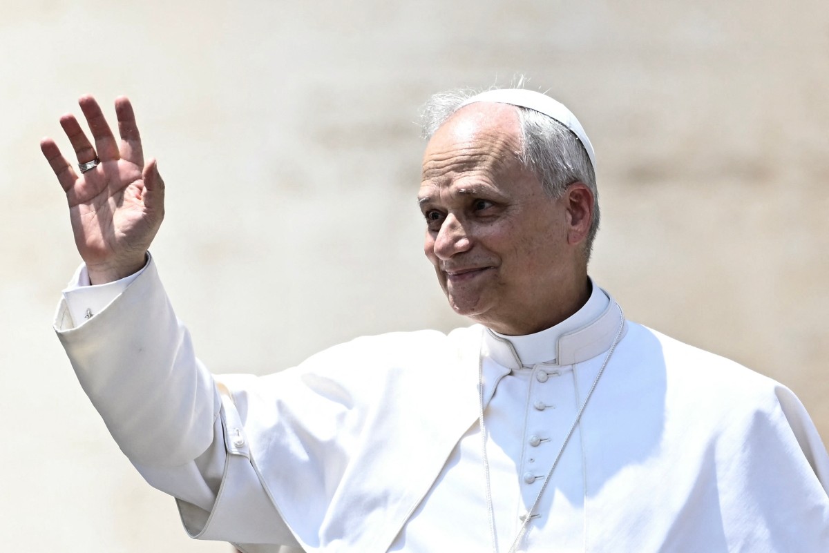 البابا لاوون الرابع عشر. (أ ف ب)