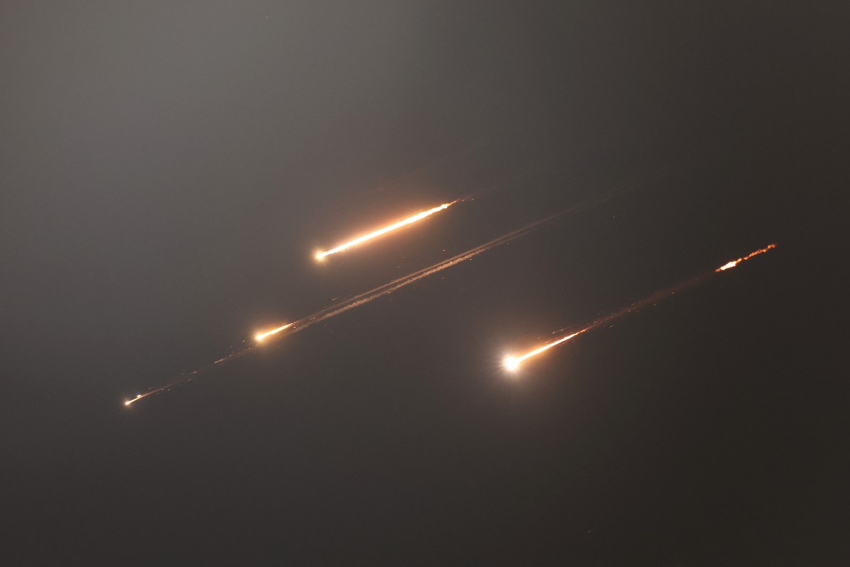 صواريخ إيرانية. (أ ف ب)