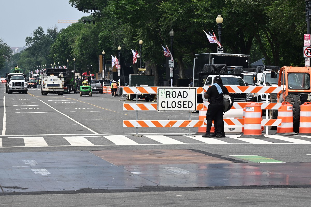 تحضيرات في واشنطن. (أ ف ب)