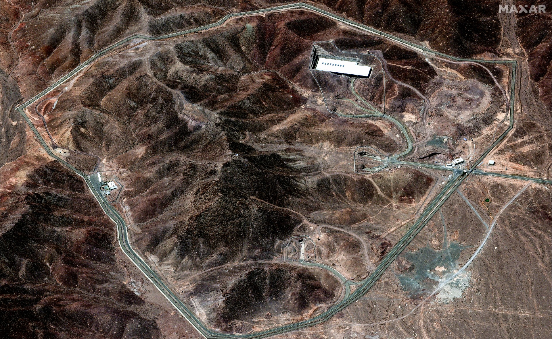 منشاة فوردو (أ ف ب).