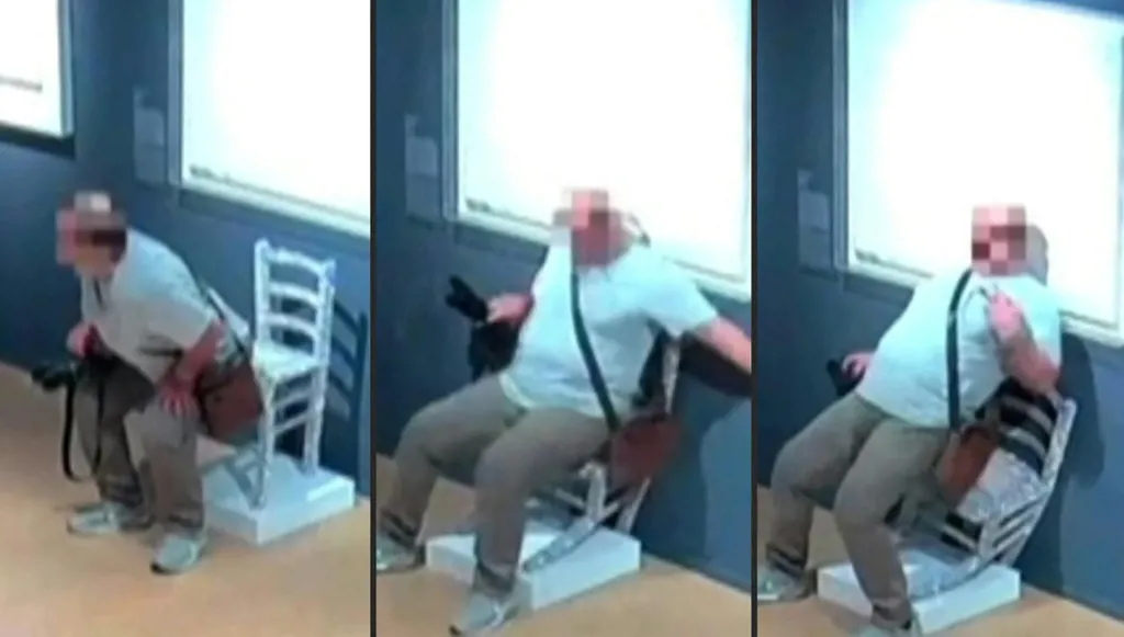 متحف فيرونا يتقدّم بشكوى بعد تحطيم كرسي فنّي خلال التقاط صورة