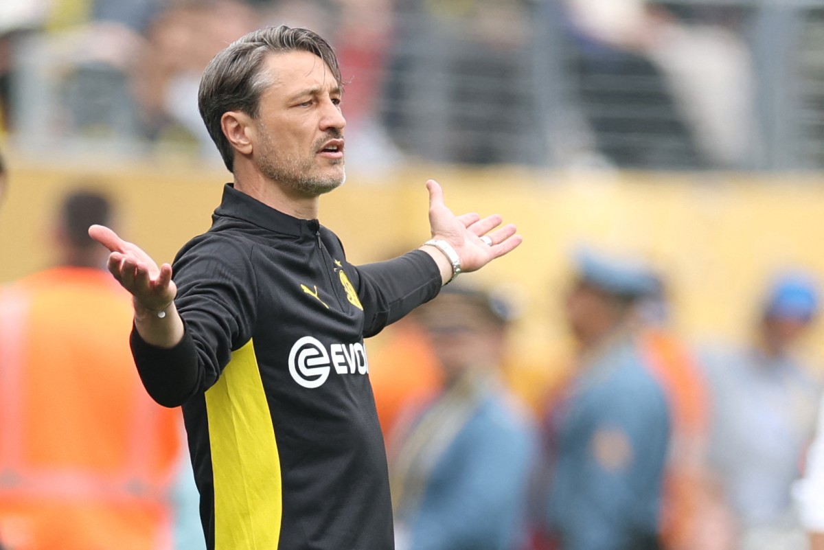 مدرب دورتموند نيكو كوفاتش. (أ ف ب)