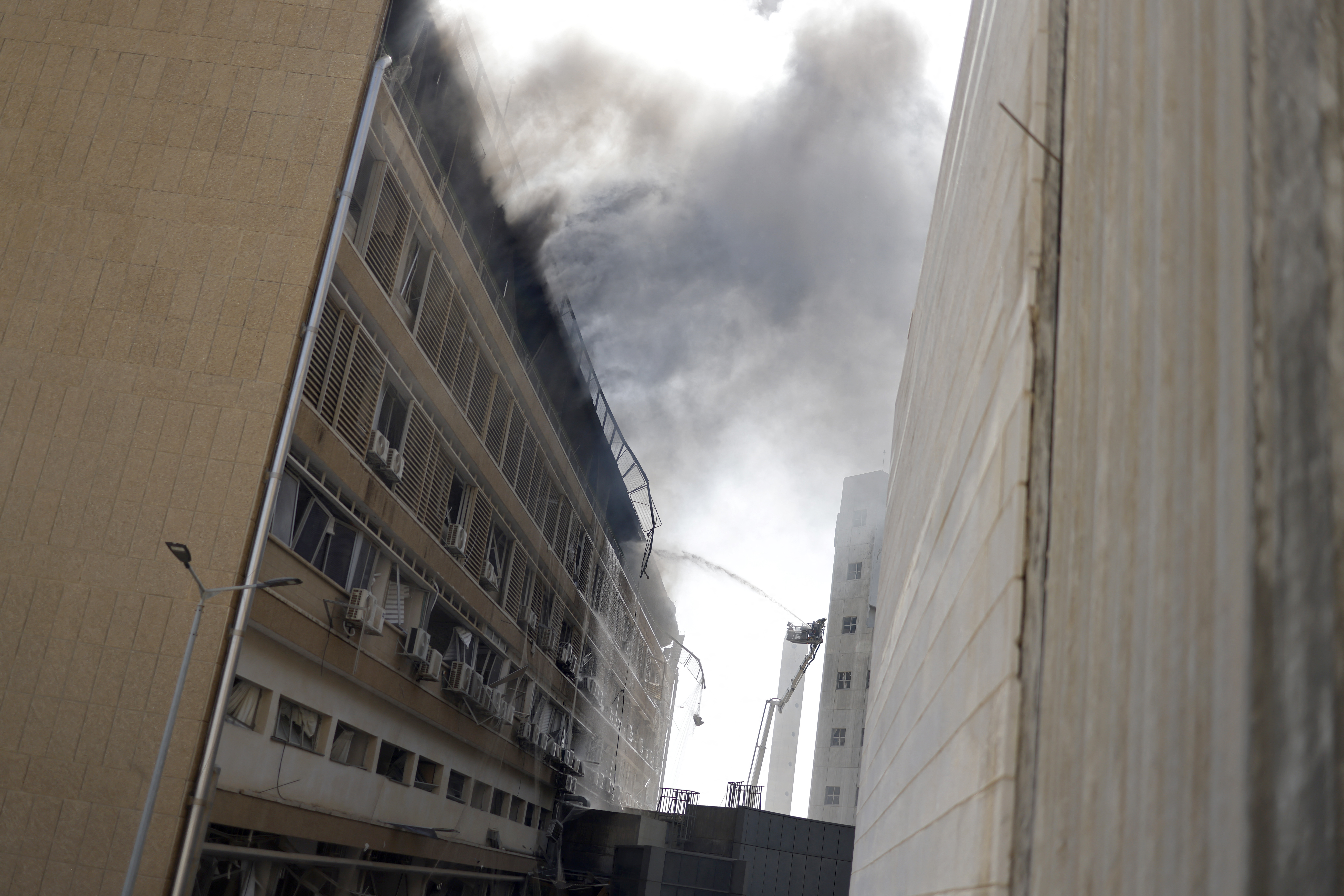 مستشفى سوروكا في بئر السبع في جنوب إسرائيل. (أ ف ب)