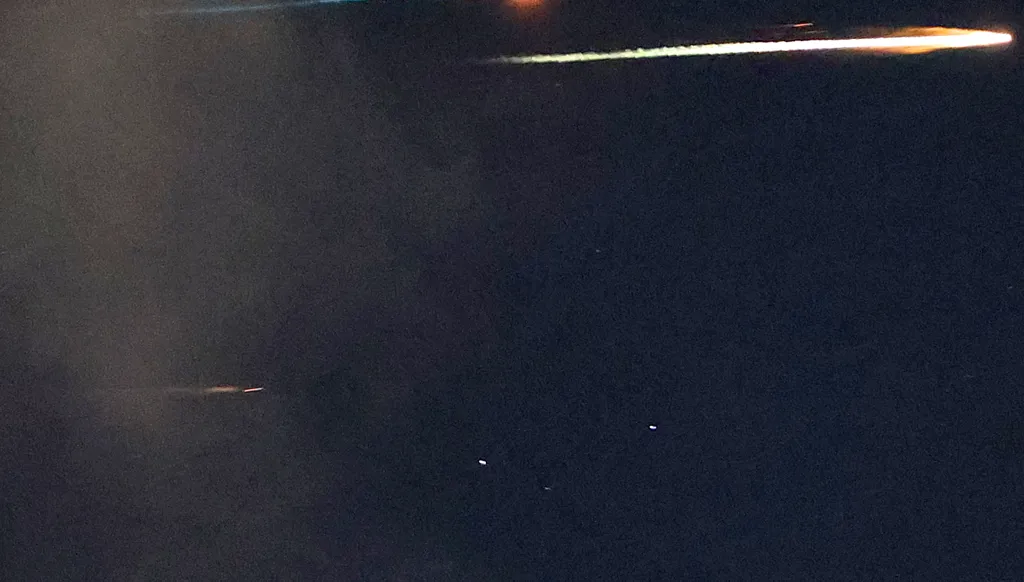 خزان وقود لصاروخ إيراني يسقط غربي بغداد