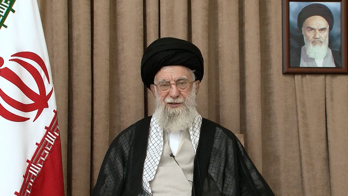خامنئي. (أ ف ب)
