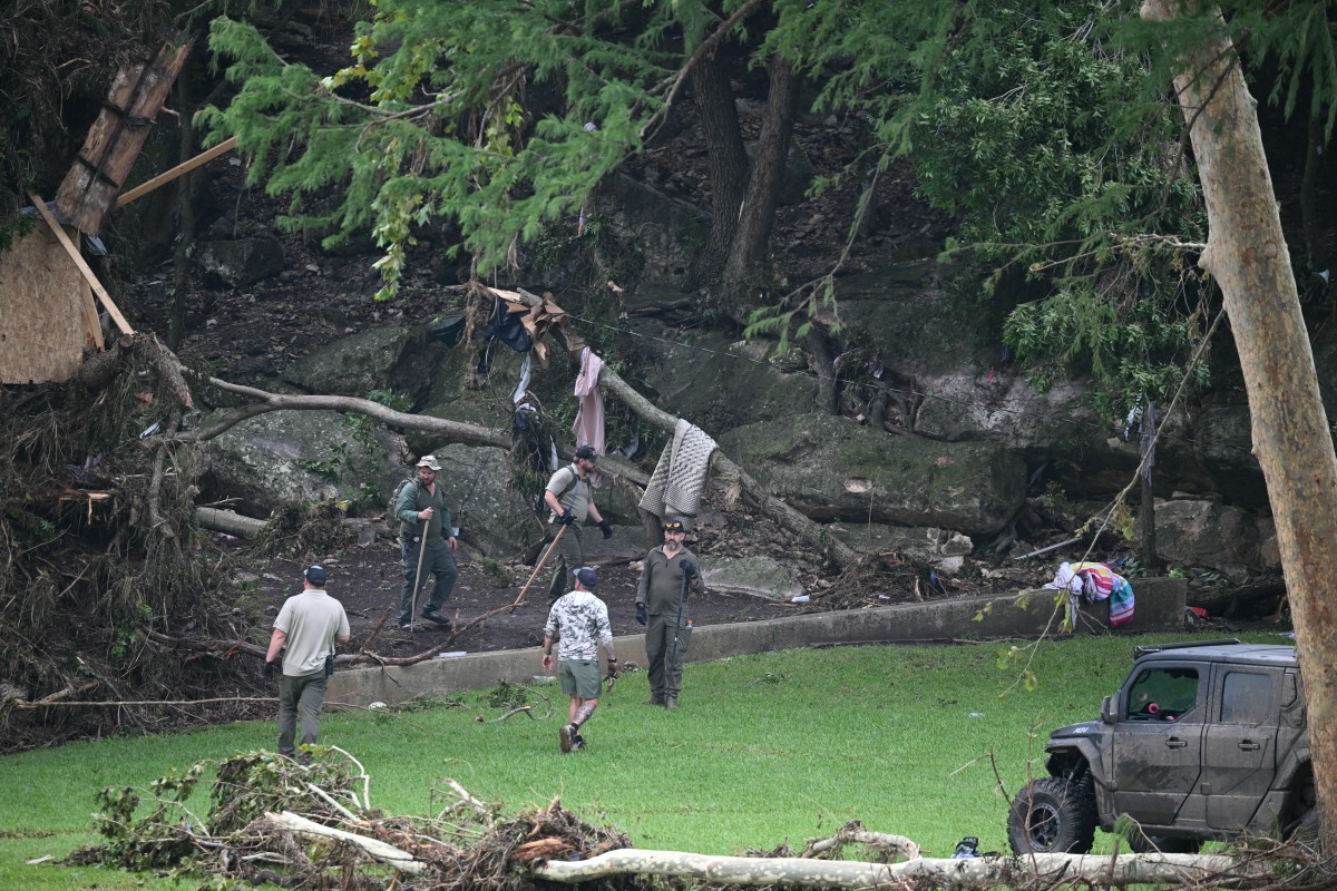 أضرار في ولاية تكساس. (أ ف ب)