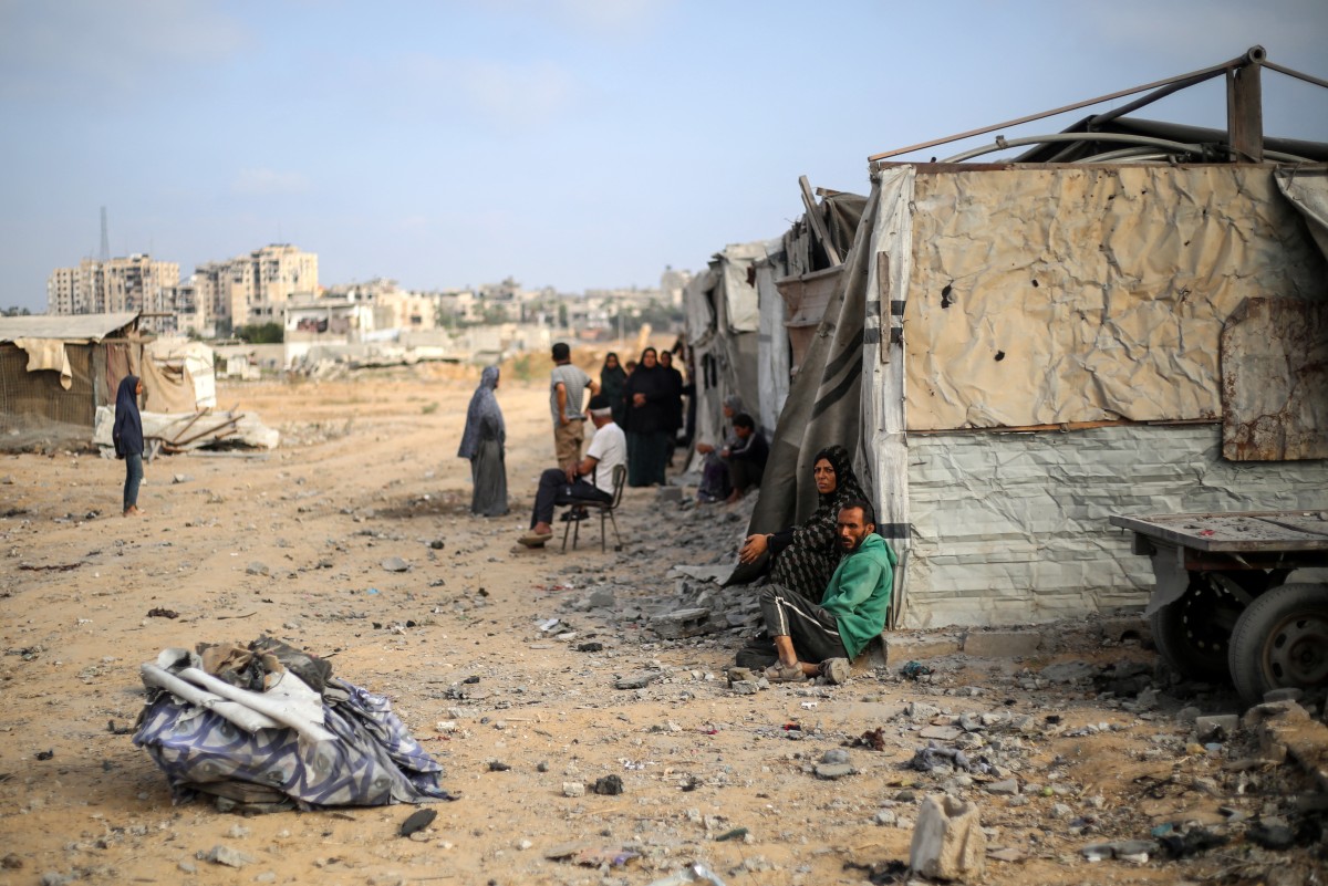 الدمار في قطاع غزة (أ ف ب).