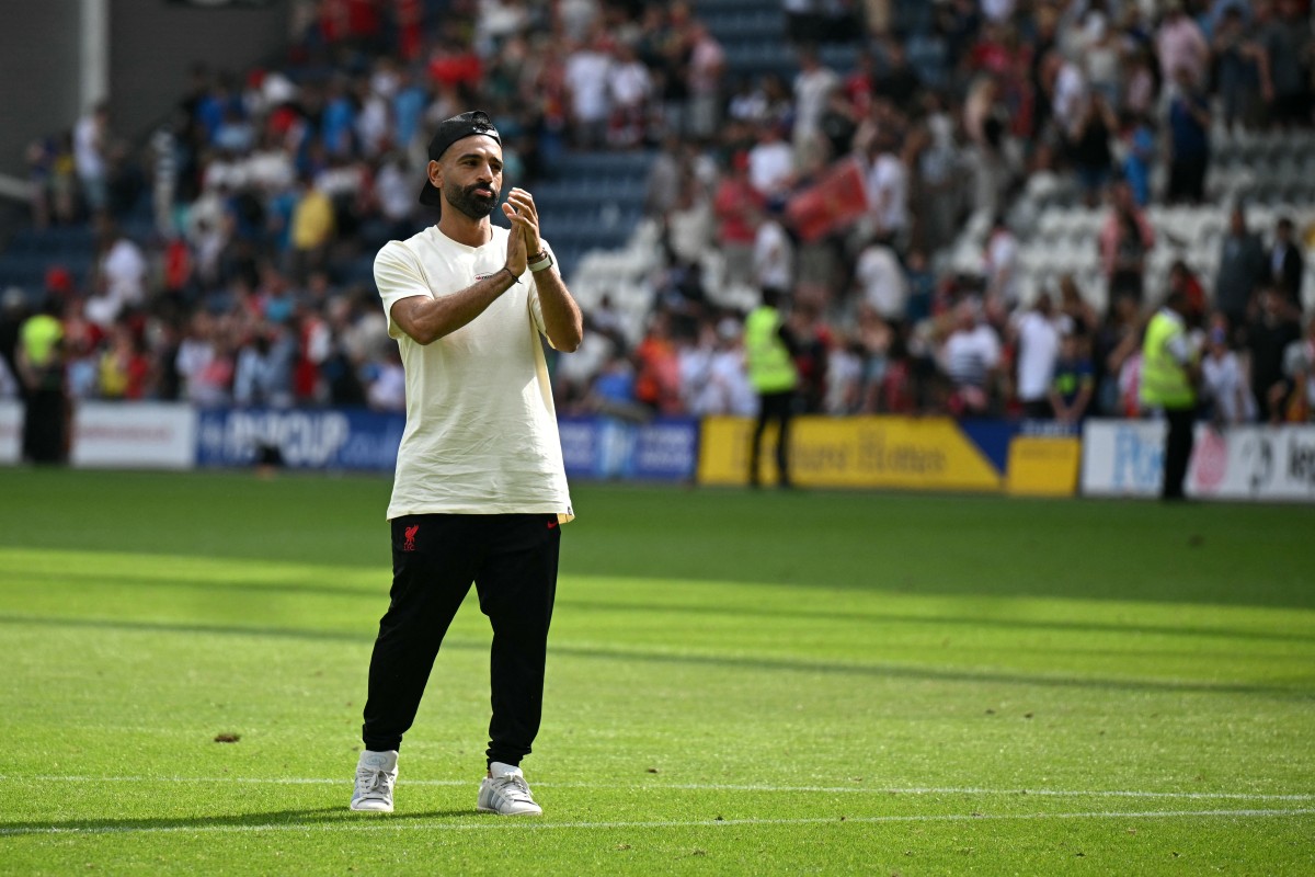 محمد صلاح. (أ ف ب)