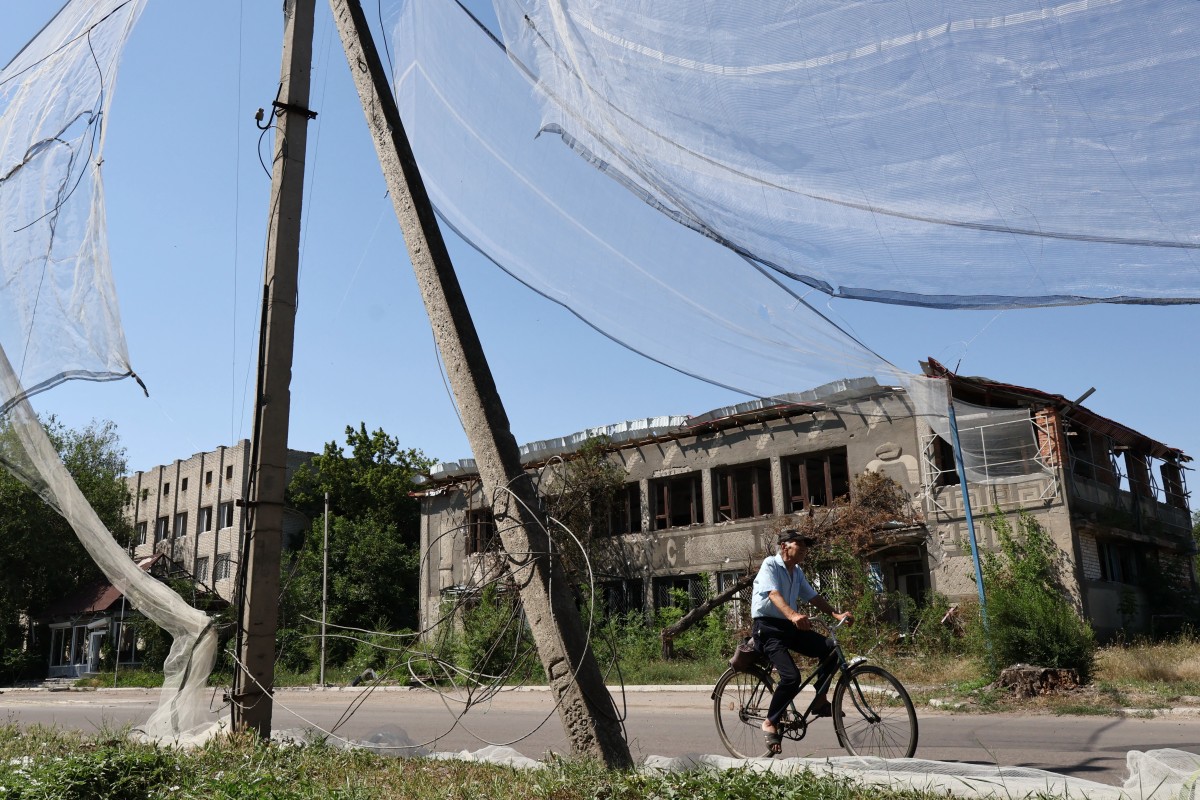 دمار في أوكرانيا. (أ ف ب)