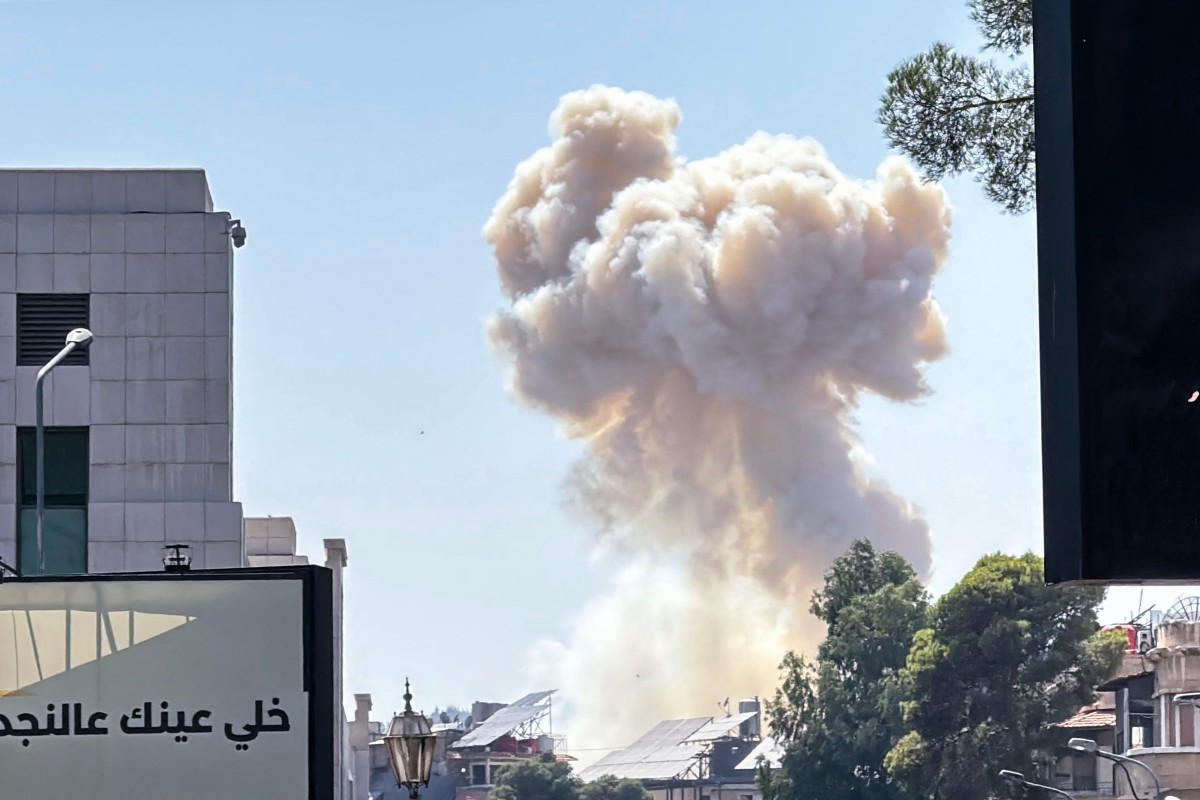 غارة إسرائيلية استهدفت دمشق (أ ف ب)
