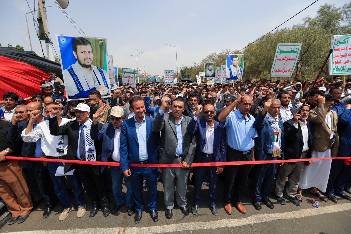 الحوثيون في اليمن (أ ف ب).