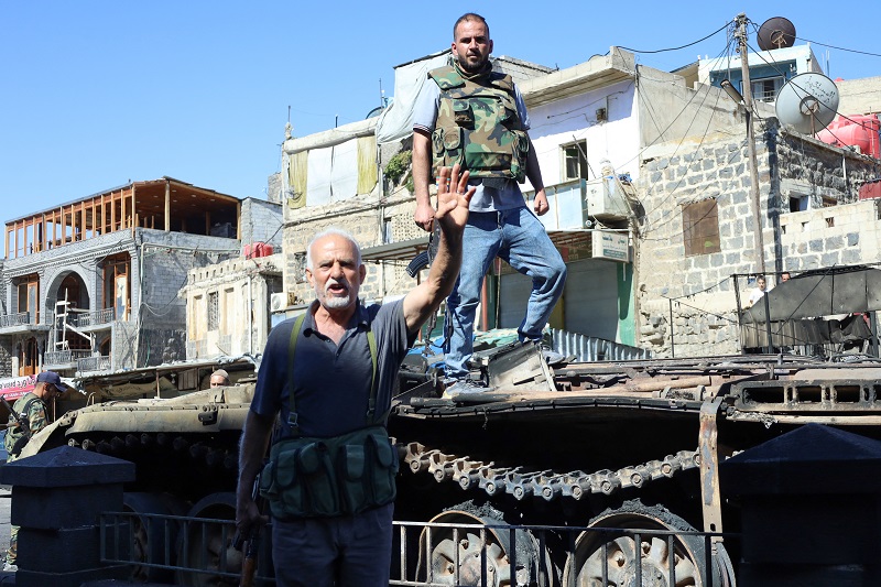 دروز سوريون في السويداء (ا ف ب)