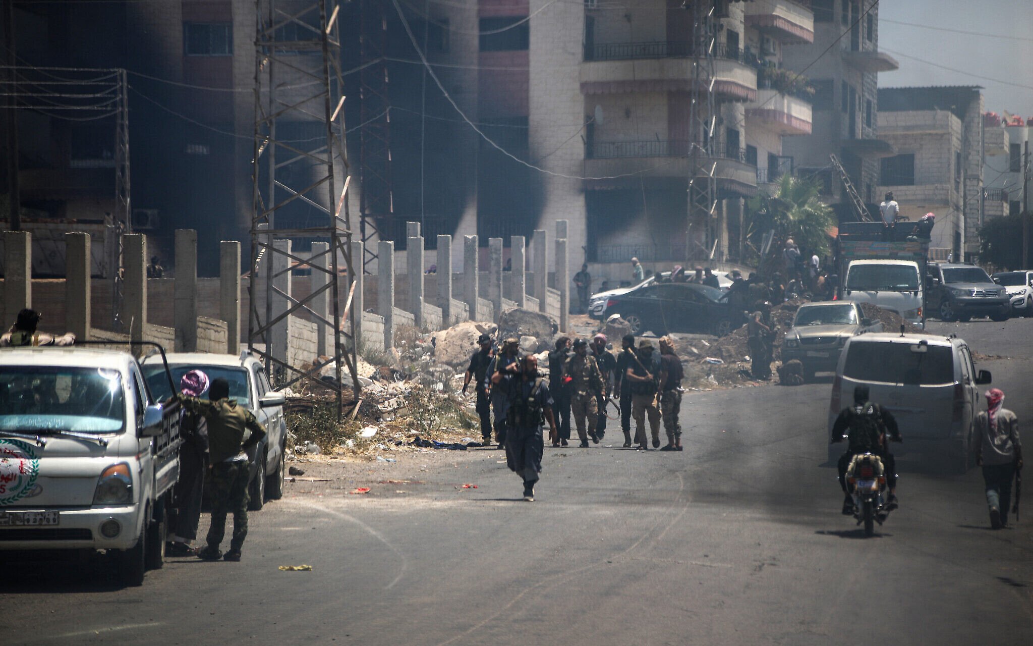 أحداث السويداء خلال تموز الماضي (أ ف ب).