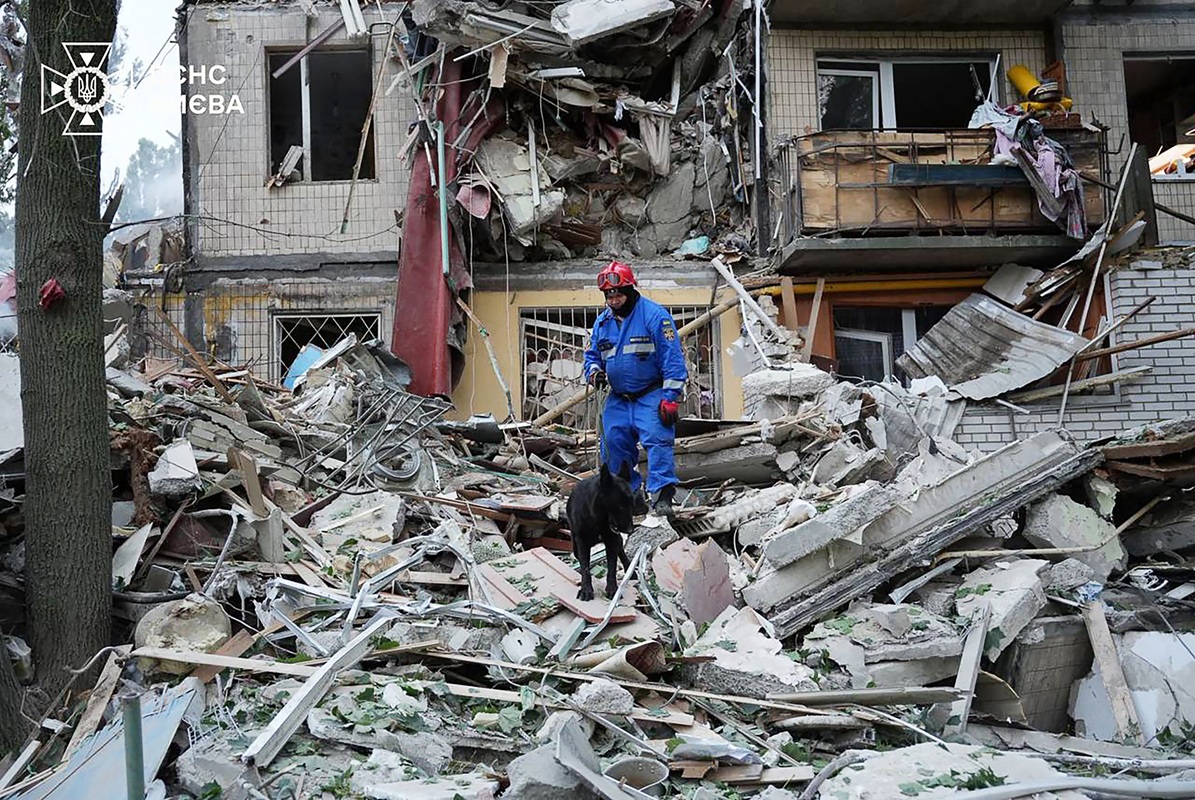 دمار في اوكرانيا جراء قصف روسي (ا ف ب)