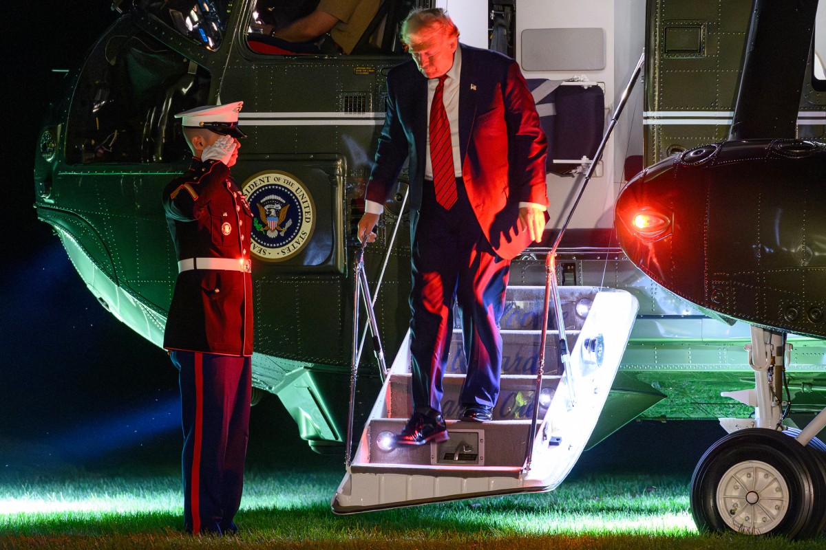 ترامب (أ ف ب).