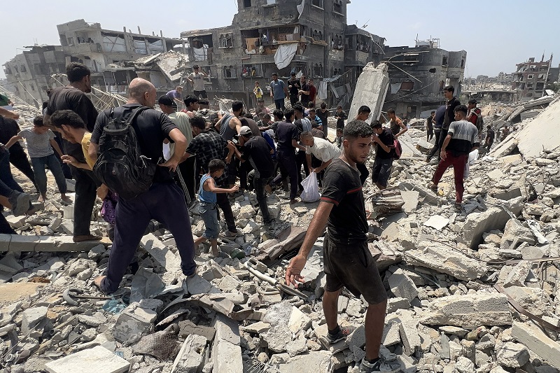 من غزة (ا ف ب)