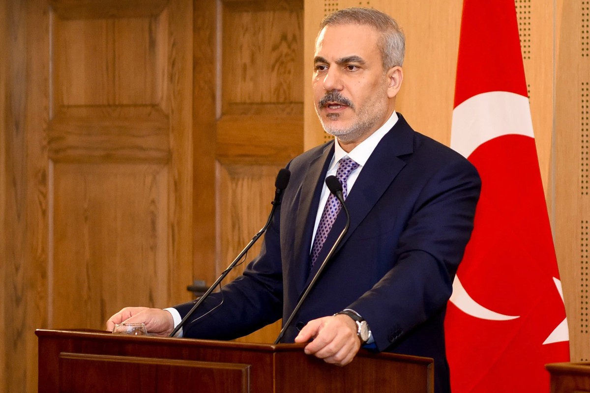 وزير الخارجية التركي هاكان فيدان. (أ ف ب)