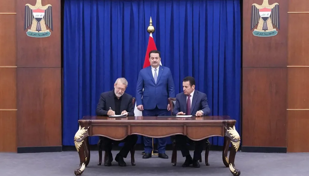 لاريجاني في بغداد... تفاهم أمني يعزّز اتفاق 2023 ومحاولة لإحياء "محور المقاومة"