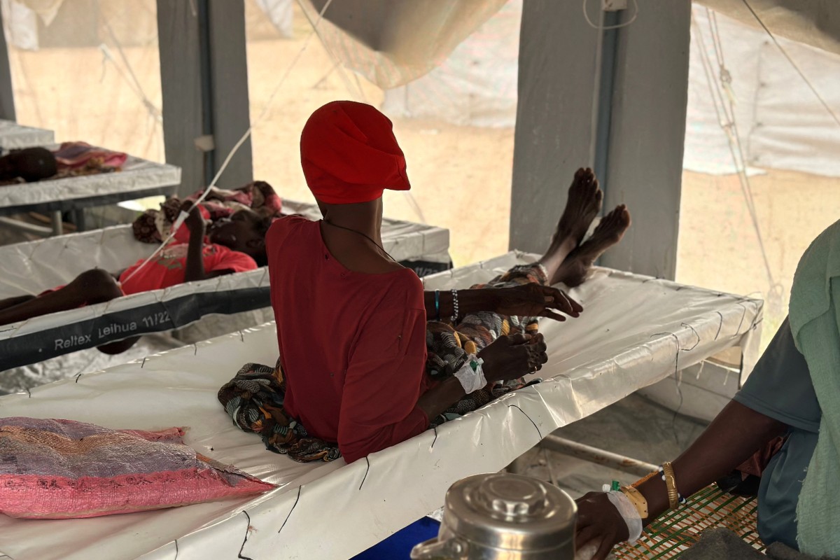 مرضى في لسودان. (أ ف ب)