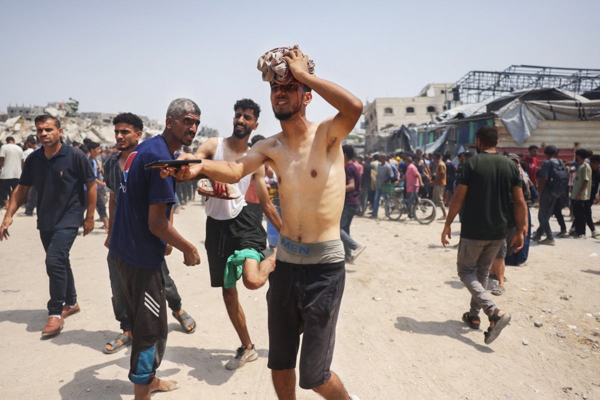 مشهد من قطاع غزة (أ ف ب)