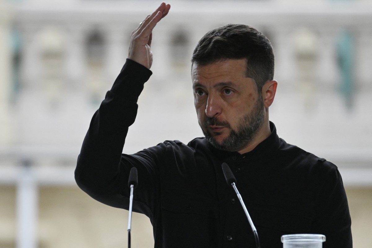 فولوديمير زيلينسكي. (أ ف ب)