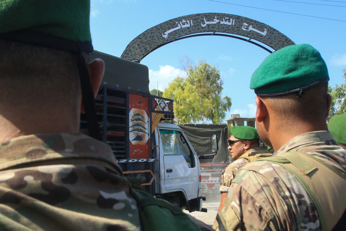 عناصر من الجيش اللبناني (أ ف ب)