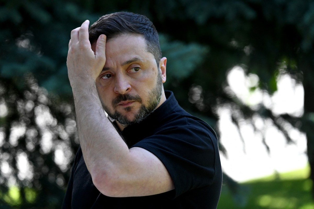 زيلينسكي. (أ ف ب)