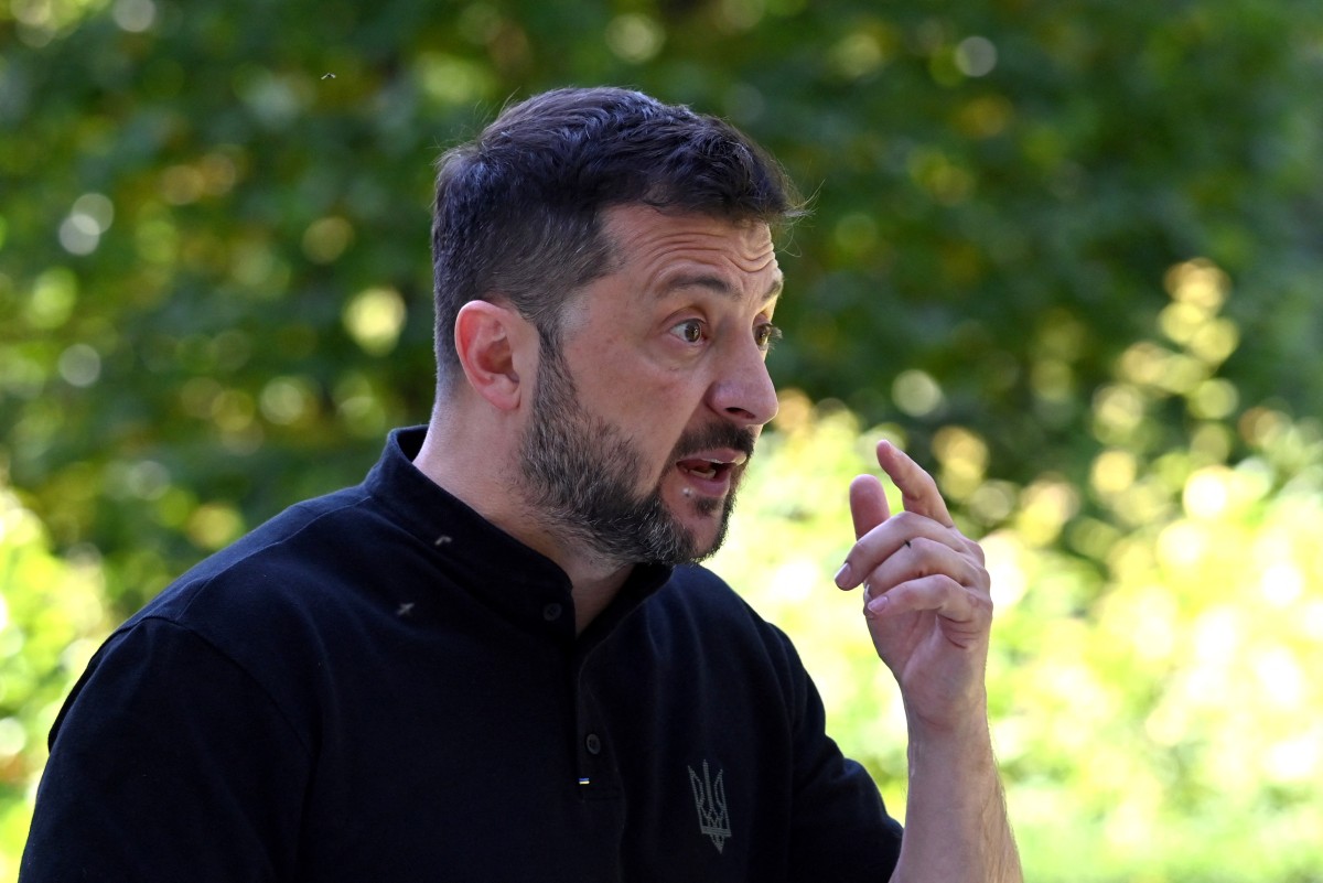 الرئيس الأوكراني. (أ ف ب)