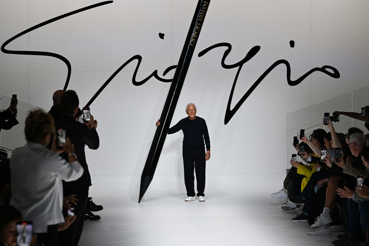 جورجيو أرماني. (أ ف ب)