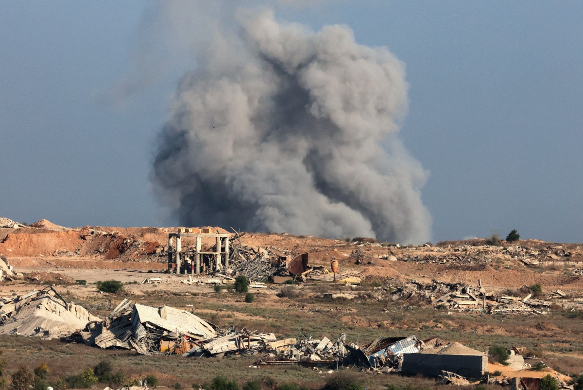 دمار واسع في غزة. (أ ف ب)