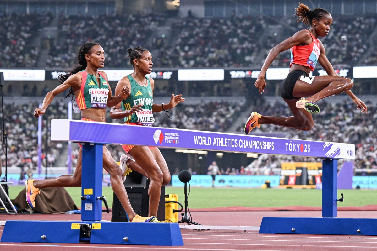 يافي خلال المنافسات في طوكيو. (أ ف ب)