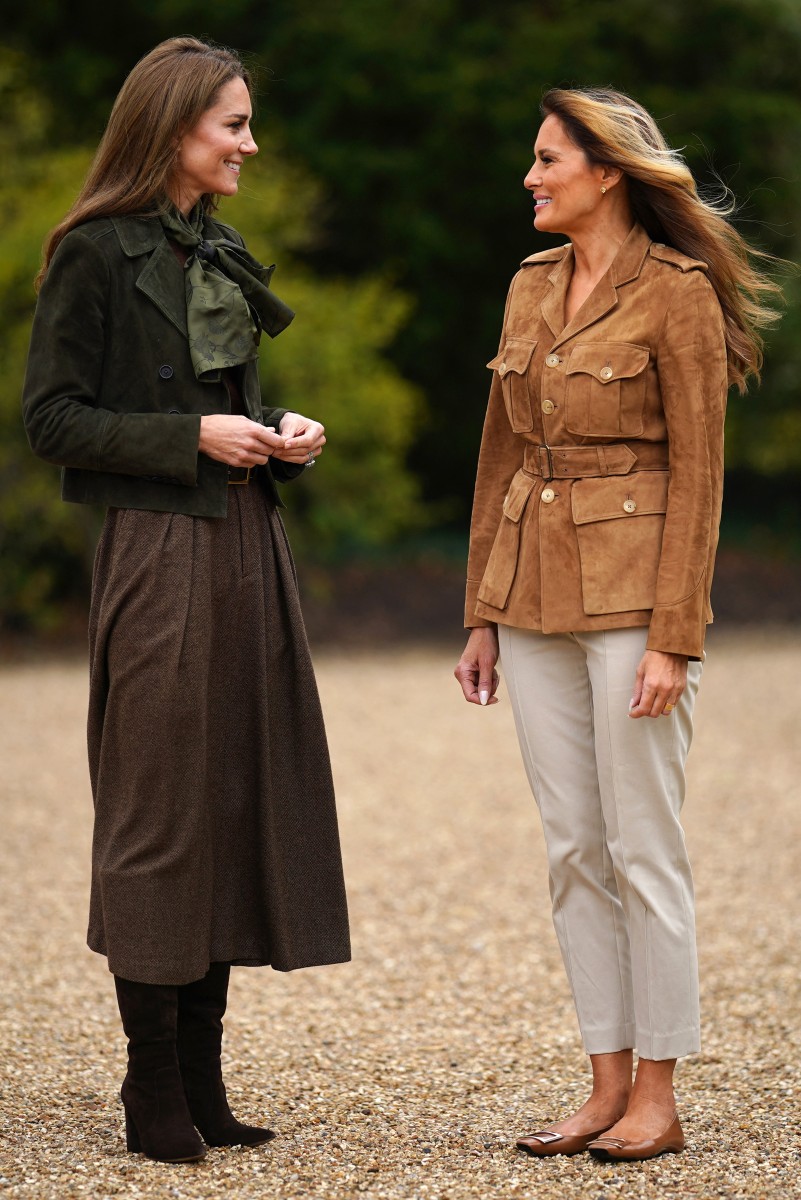 كيت ميدلتون وميلانيا ترامب تطلقان ابرز صيحات الموضة لخريف 2025 من بريطانيا (أ.ف.ب)