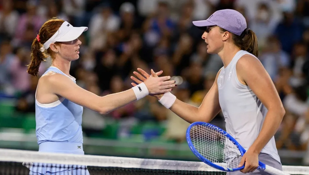 إيغا شفيونتيك تسحق كرايتشيكوفا وجوينت وتبلغ نهائي دورة سيول